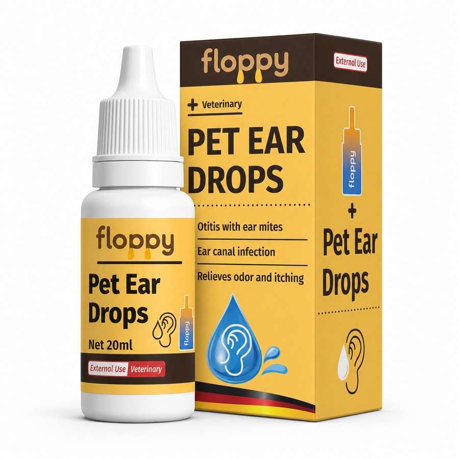 Floppy Pet Ear Drops bottle