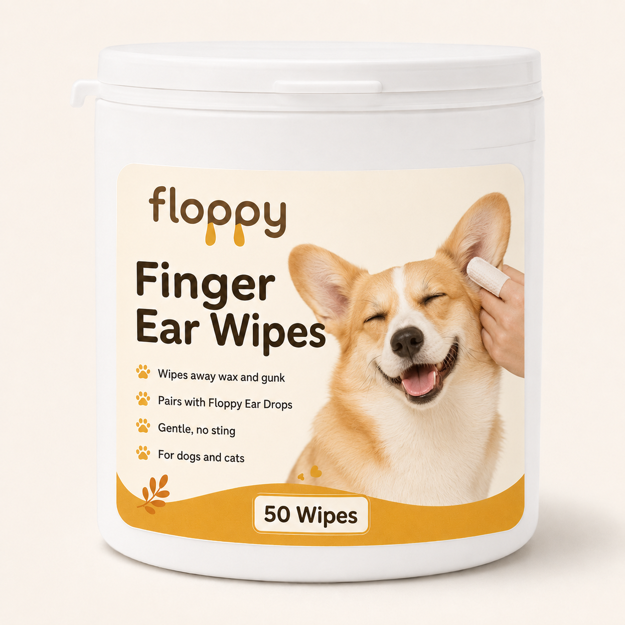 Floppy Finger Ear Wipes